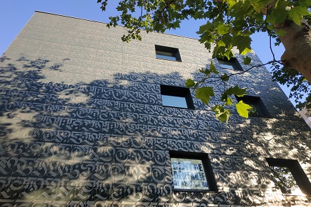 photo of the street art fresco in Paris 13 by Cryptik, entitled: William Saroyan