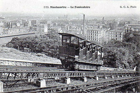 Water-powered Montmartre Funicular