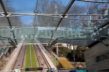 Photo du départ du funiculaire de Montmartre