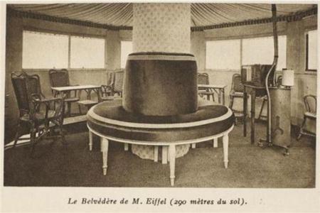 photo appartement secret de Gustave Eiffel dans la Tour Eiffel