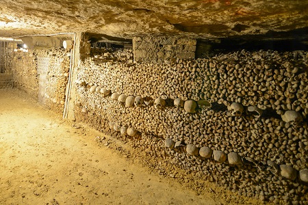 photo des catacombes de Paris