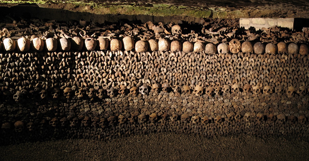 photo des catacombes de Paris