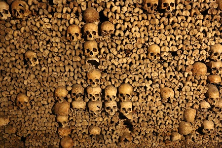 photo des catacombes de Paris