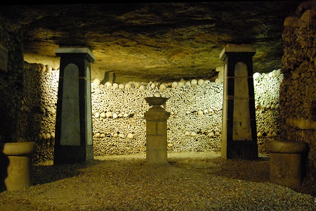 photo des catacombes de Paris