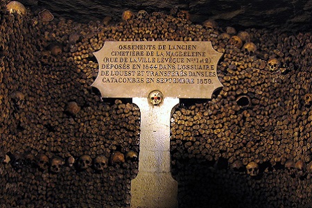 photo des catacombes de Paris