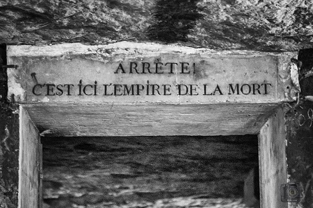 photo des catacombes de Paris