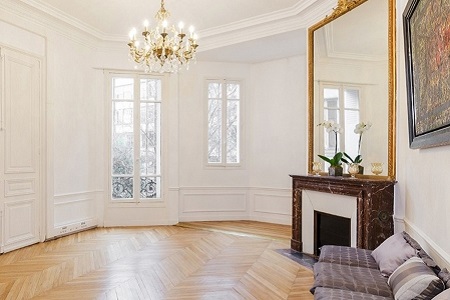 Photo d un appartement haussmannien