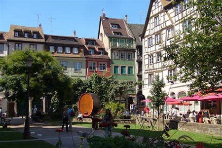 photo de la plus belle place de Strasbourg