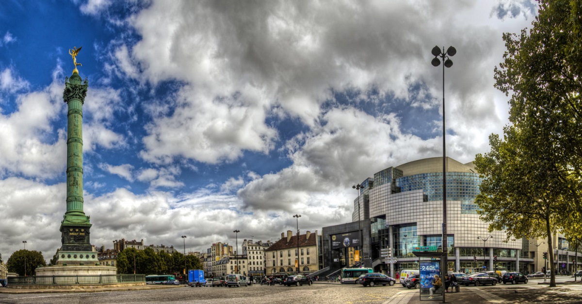 Une photo de la place des vosges