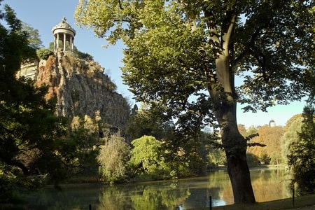 Photo du belvedere des buttes chaumont