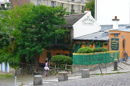 Le cabaret du Lapin Agile à Montmartre