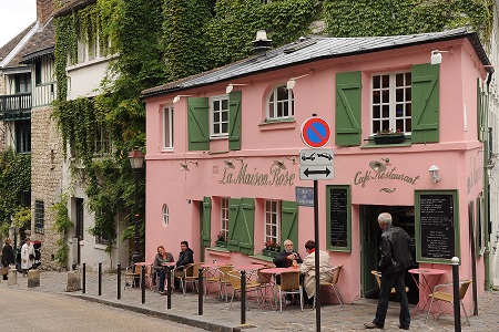 La mythique Maison Rose, monument insolite de Montmartre