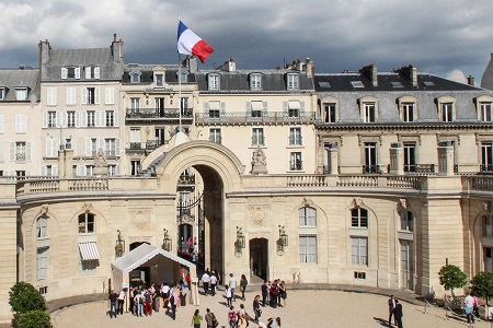 exterieur du palais de l elysee