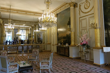 photo du salon murait du palais de l elysee