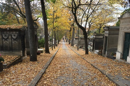 photo du cimetère du Père Lachaise