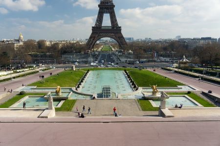 Photo du jardin du trocadero