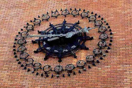 Photo de horloge de la centrale telephonique