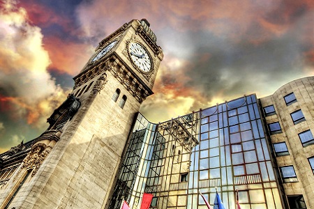 Photo horloge de la gare de lyon