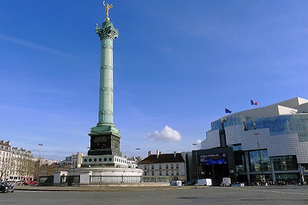 Photo of Place de la bastille in Paris 