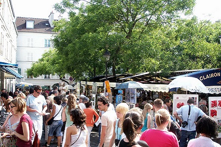 Photo de la place du tertre