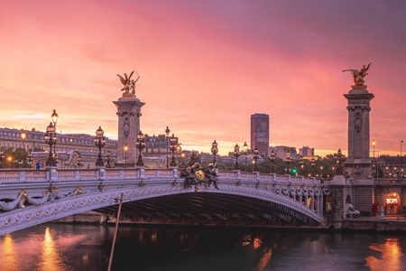 Photo du pont alexandre 3