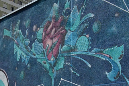 Photo des mosaiques du belvedere