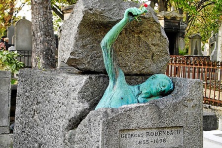 photo de la tombe de Georges Rodenbach au cimetière du Père-Lachaise
