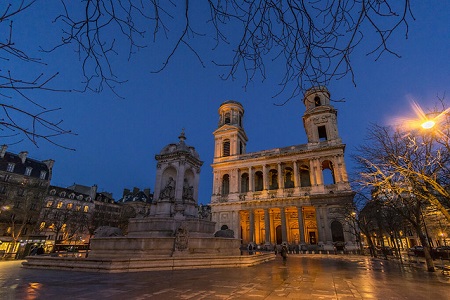 Card image cap église Saint-Sulpice à Paris