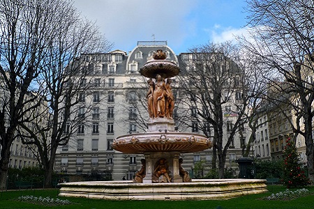 photo de la fontaine Louvois à Paris