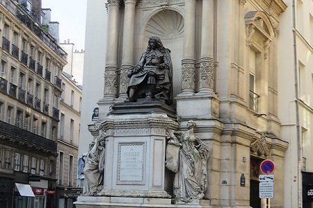 photo de la fontaine Moliere à Paris
