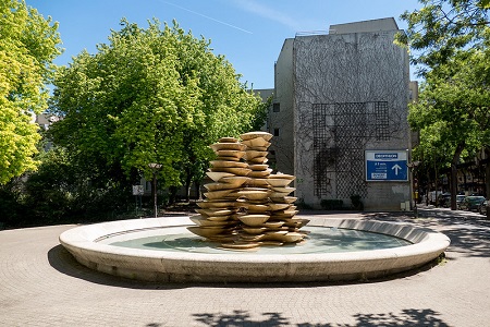photo de la fontaine Polypores à Paris