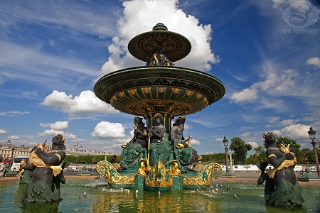 photo de la fontaine de la concorde à Paris
