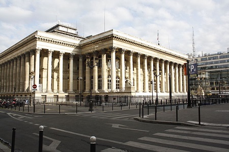 photo de la Bourse à Paris
