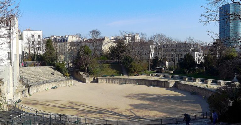 Les arènes de Lutéce à Paris