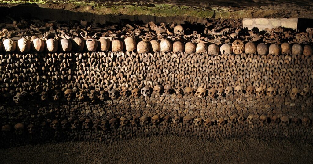 Photo des catacombes de Paris