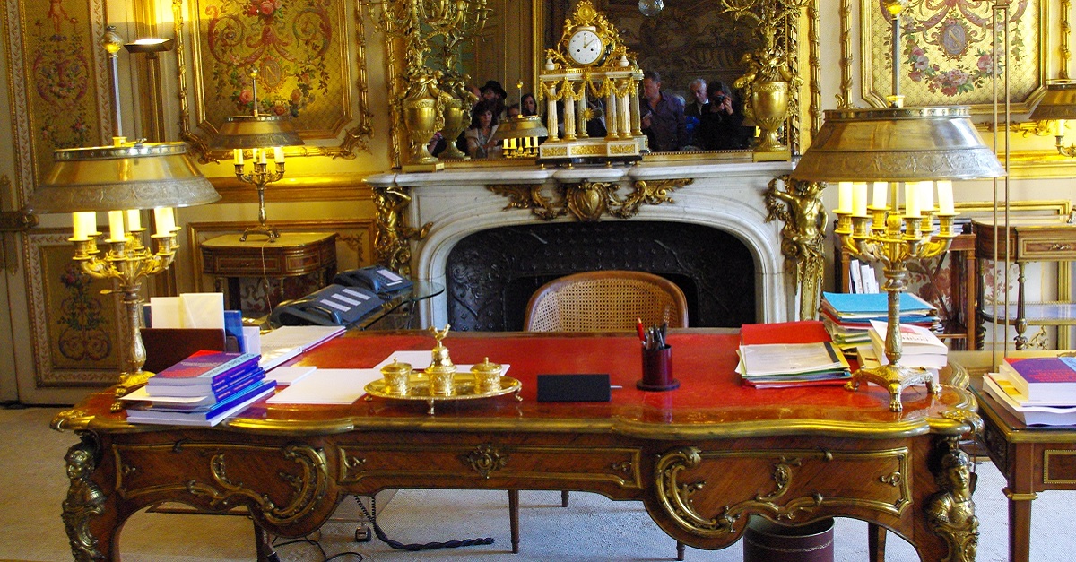 Bureau du Palais Présidentiel de l'Elysée à Paris
