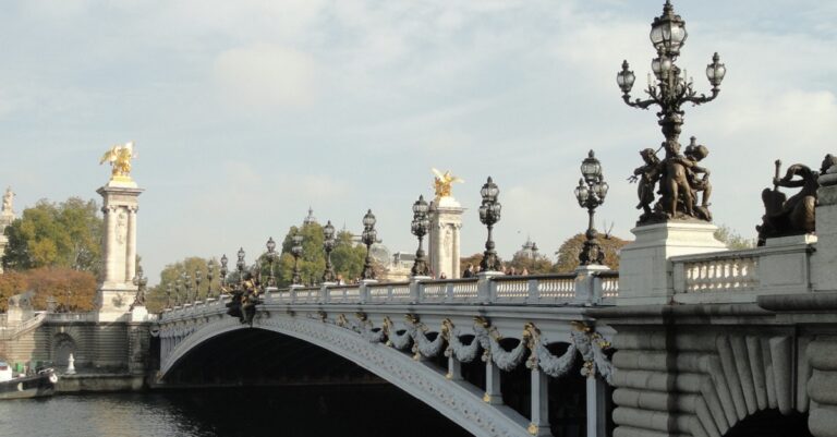 Photo du pont Alexandre3 à Paris