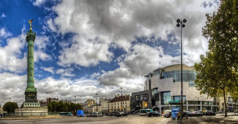 Photo de la place de la Bastille à Paris