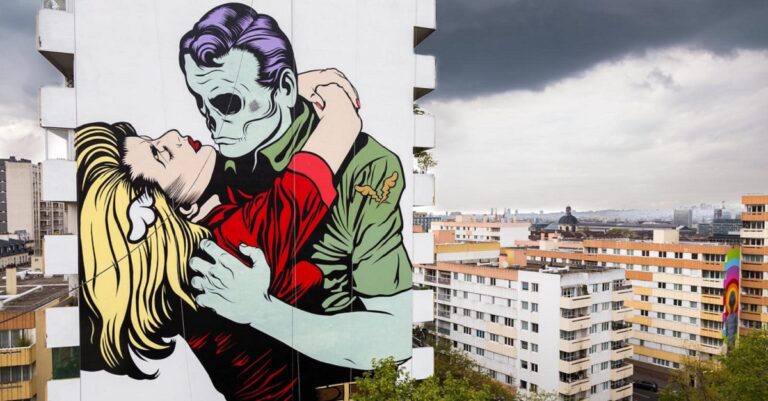 D*face - Street art Paris 13