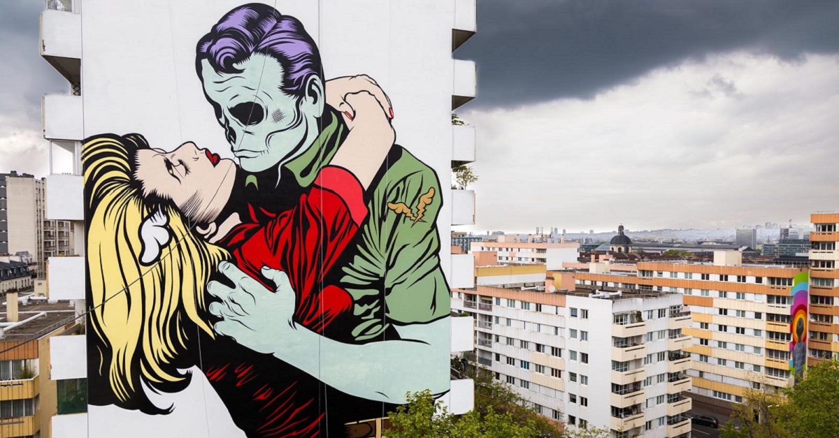 D*face - Street art Paris 13