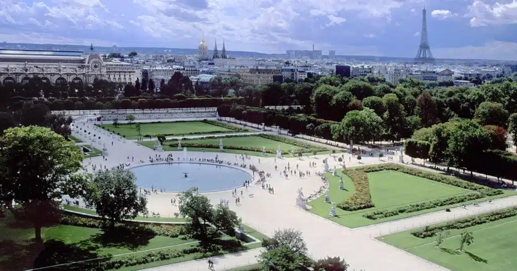 Le jardin des Tuileries