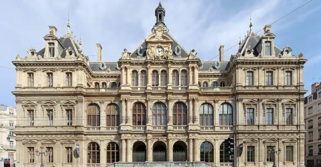 Palais de la Bourse sur la Presqu'ile de Lyon