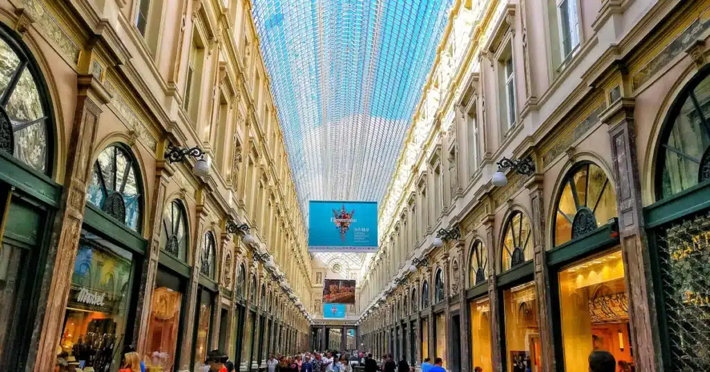 Les galeries royales Saint-Hubert à Bruxelles