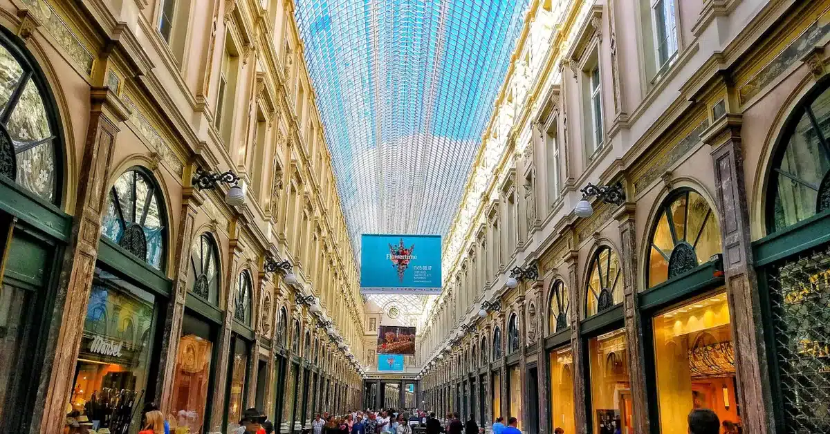 Les galeries royales Saint-Hubert à Bruxelles