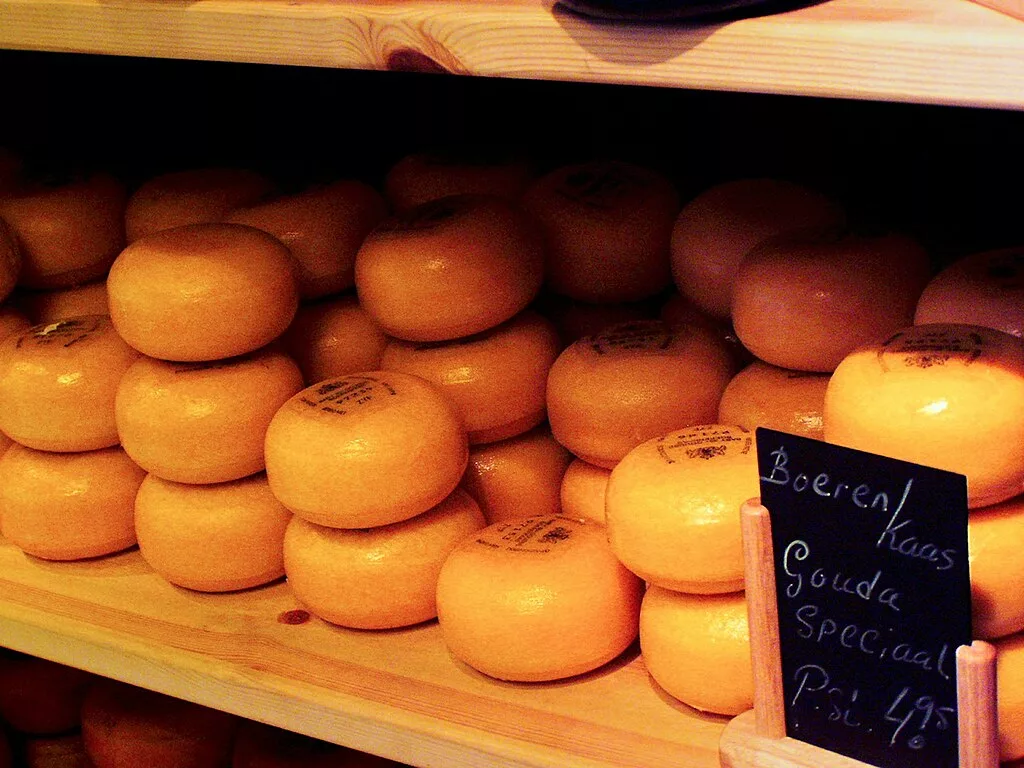 Un magasin de fromage à Amsterdam