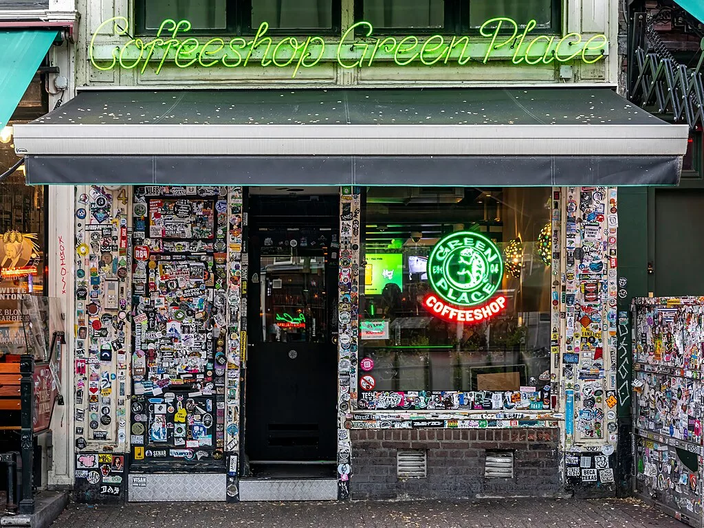 Le coffeeshop à Amsterdam
