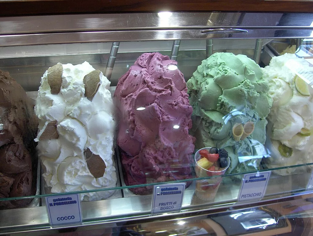 Les glaces à Florence