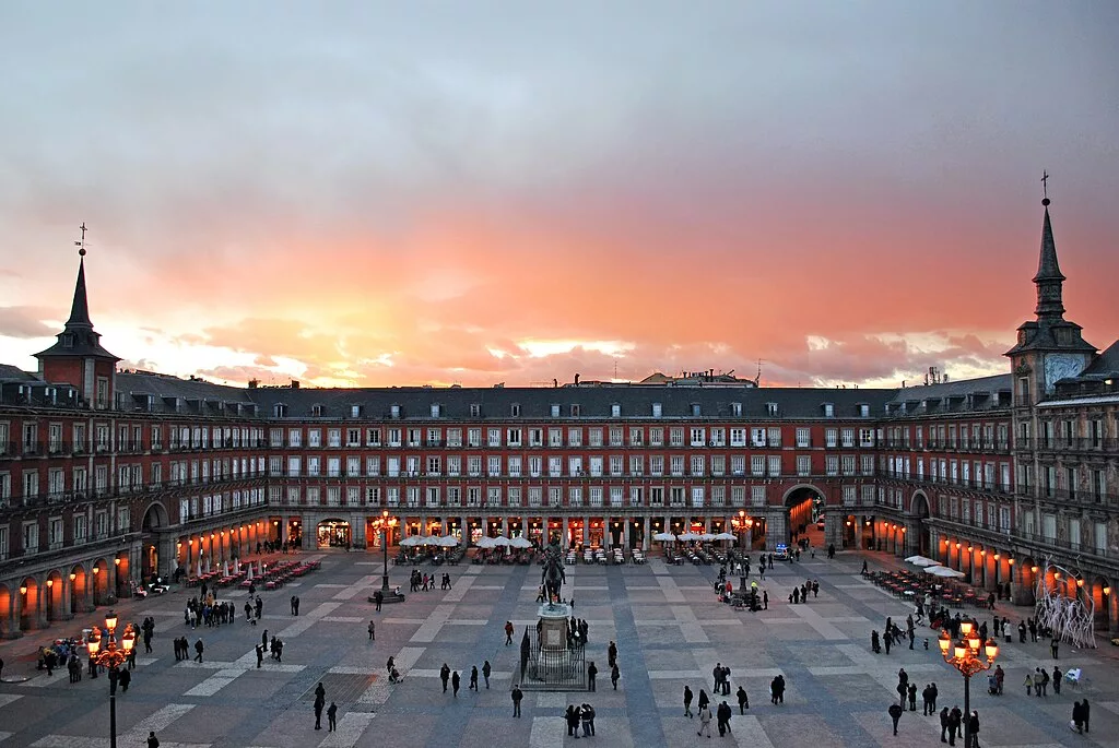 La plaza Mayor de Madrid