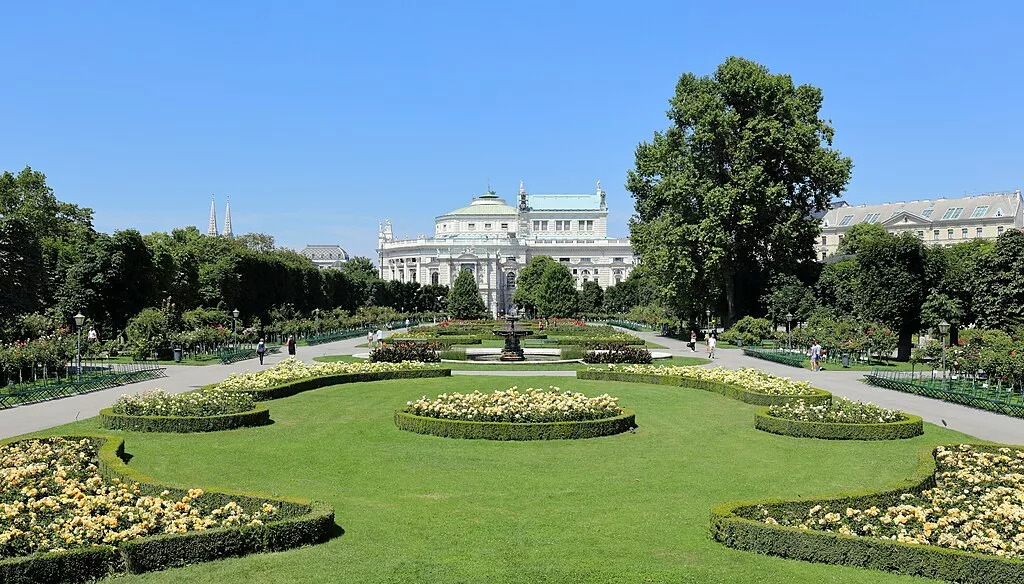Le Volksgarten à Vienne