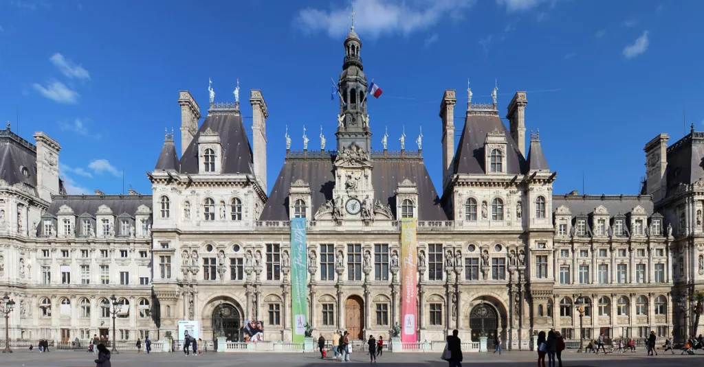 L'hôtel de ville de Paris